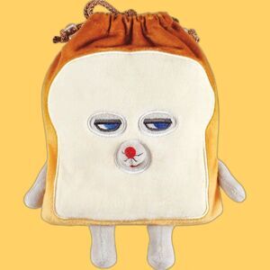 Pandorobou bread thief drawstring pouch / bag